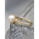 thumbnail image 4 of 1 PC Classical Cubic Zirconia & Faux Pearl Ring For Women For Wedding Anniversary Jewelry Gift, 4 of 5