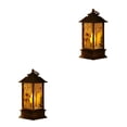 thumbnail image 2 of Matsuzay Navidad Retro Castillo luces candelabro árbol de Navidad ciervo viejo muñeco de nieve linterna noche luz escritorio DIY adornos Type3 NO3 Matsuzay CBP103531, 2 of 5