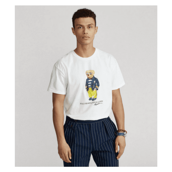 Polo Ralph Lauren Bears Short Sleeve, White, L