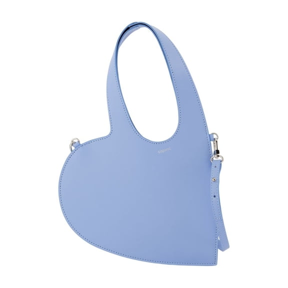 Coperni Women's Baby Heart Crossbody - Leather - Blue Blue