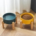 thumbnail image 2 of Comedero Elevado Welloyed Cerámica Bambú para Perros Pequeños y Medianos, 2 of 8