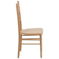 thumbnail image 5 of Flash Furniture 2 Pack HERCULES Series Natural Wood Chiavari Chair, 5 of 7