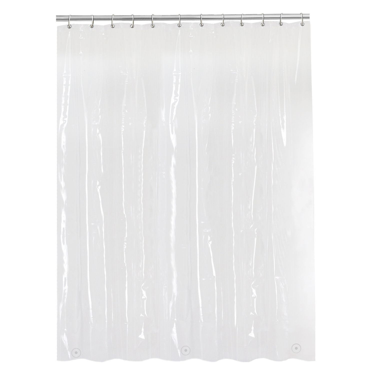 Mainstays Oversized Softy Anti-Mildew PEVA Shower Liner, 72" W x 84" H