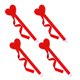 thumbnail image 1 of 4 lazos decorativos de satén con cinta de sujeción, diseño de corazón, para San Valentín, bodas, cumpleaños, decoración de muebles., 1 of 8