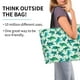 thumbnail image 2 of Balery Green Sea Turtle Bolsa Tote Estilo Estético con Cremalleras, Bolsa de Hombro, Bolsa de Compras Grande y Plegable, 2 of 8
