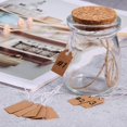 thumbnail image 4 of 300 Sheets Label Tags Price Tags Blank Writable Price Tags Display Tags with Elastic Hang Rope, Kraft, 4 of 5