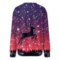 thumbnail image 5 of adviicd Christmas Cardigan Sweater for Women Open Front Holiday Graphic Funny Cute Long Sleeve Xmas Outfit 2025 Fashion (Purple, S), 5 of 6