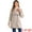 Light Grey, variant on DARING DIVA Women's Notched Lapel Double Breasted Raglan Sleeve Coat Pea Green S