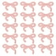 thumbnail image 1 of Uxcell 15Pcs Parches de Lazo para Planchar Lindos Parches Bordados Rosa Claro 3x2", 1 of 7