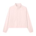 thumbnail image 3 of 2026 New Women's Lightweight Athletic Jacket Sun Protection Full Zip Long Sleeve Shirts Workout Track Jackets with Pocket(Light Pink,L), 3 of 3