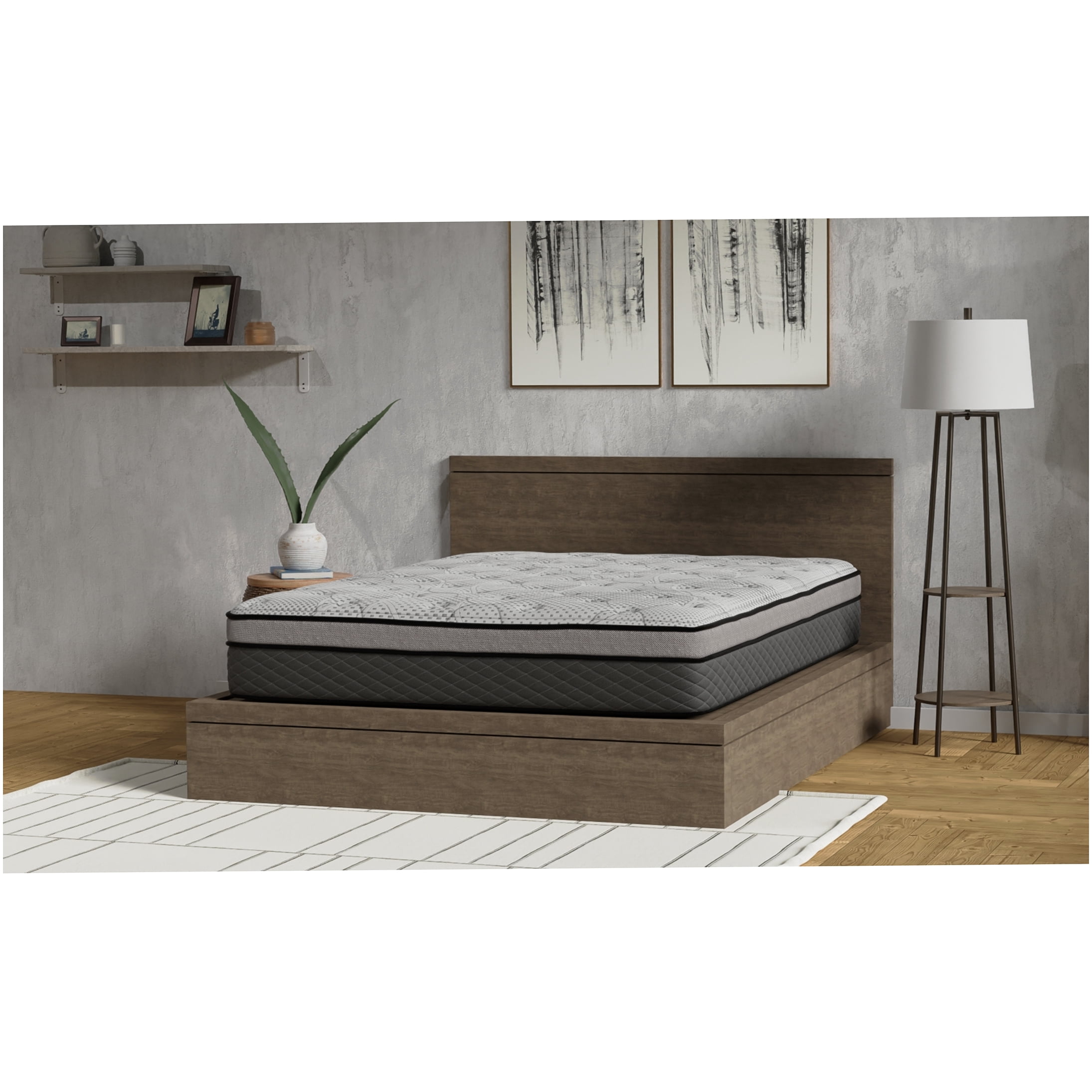 12 Inch Twin Hybrid Mattress, Medium Firm Gel Memory Foam & Pocket Innerspring for Cool Sleep & Motion Isolation, CertiPUR-US Certified, Fiberglass-Free