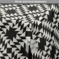 thumbnail image 4 of Geometric Dog Crate Cover, Repetitive Triangular Pattern Contemporary Design, Easy to Use Pet Kennel Cover Small Dogs Puppies Kittens, 7 Sizes, Charcoal Grey Eggshell, by Ambesonne, 4 of 6