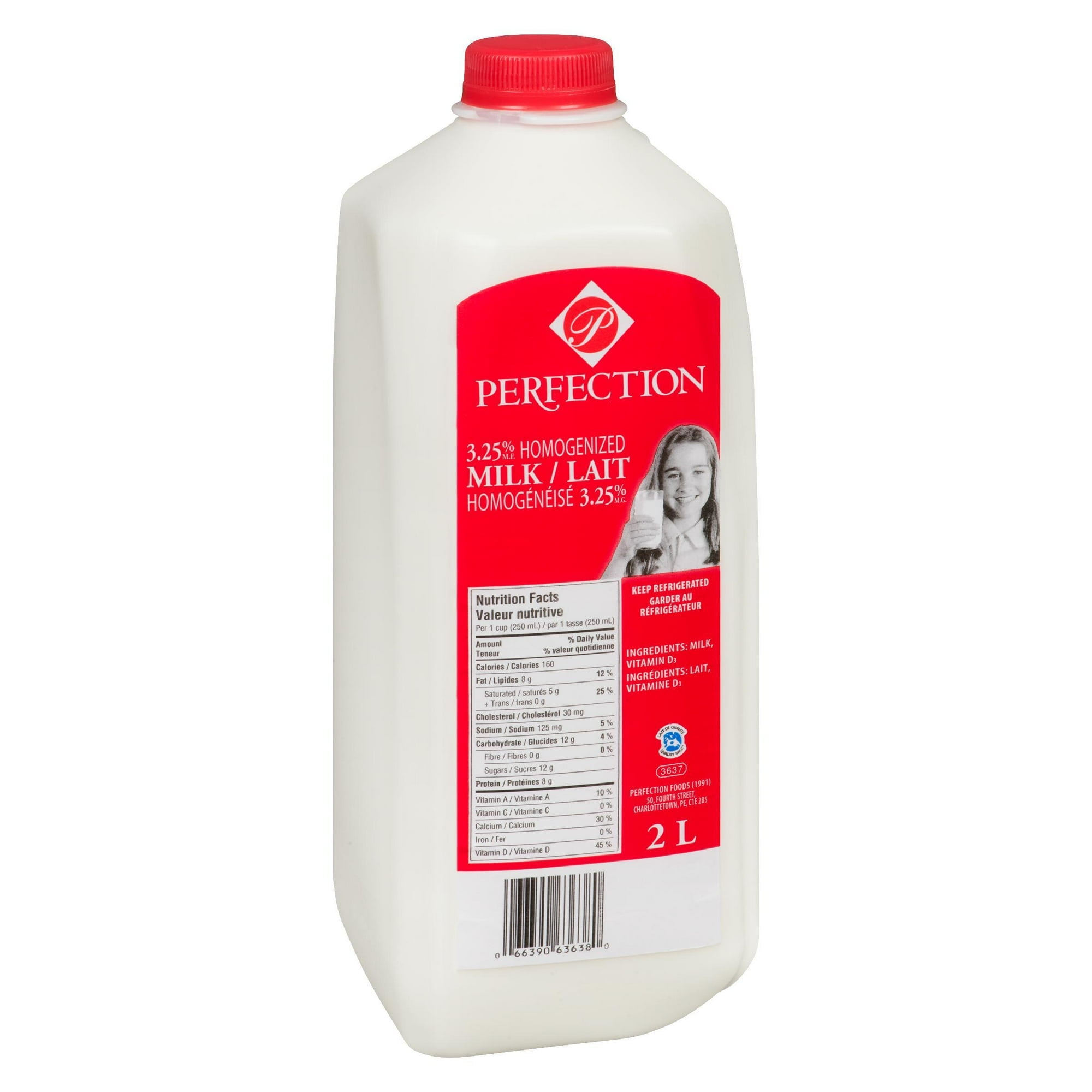 Perfection Lait Homoginisé Perfection Lait Homo 1L
