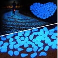 thumbnail image 6 of Miuline 300PCS Luminous Stones,Glow in The Dark Garden Pebbles Stones Rocks For Yard Walkways Decor, DIY Decorative Luminous Stones, 6 of 6