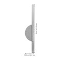 thumbnail image 2 of BESTYASH 2Pcs Half Moon Drawer Pulls Grey Aluminum Alloy Easy Installation Wardrobe Pulls For Interior Designers, 2 of 8