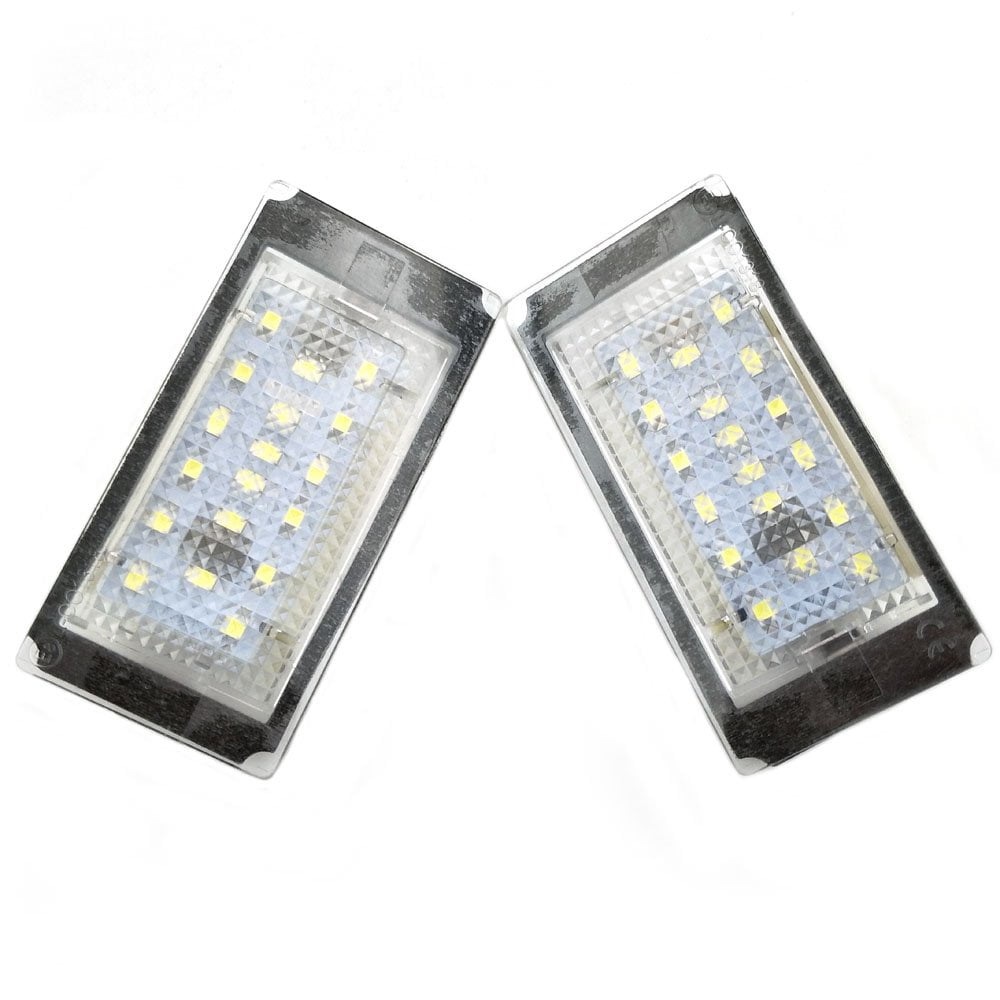 Nikauto 6000K License Plate Light 18 LED Number Plate Lamp for BMW E46 2D 1998-2003