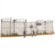The Walking Dead TV Series (2014) McFarlane Toys Prison Gate & Fence Building Figure Pack 14556