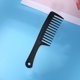 thumbnail image 5 of Peine grande de dientes anchos mango antiestático peine para reducir la caída del cabello (negro) Ndcxsfigh Nuevos Originales, 5 of 6