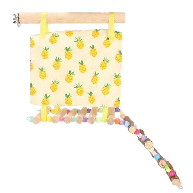 Hamaca Colgante Para Pájaros, Escalera Para Tienda De Loros, Decorativa Segura, 4 Estaciones, Mezcla De Colores Universal Para Loros Para Hámster Sirio