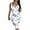 Navy dress for women 2023, variant on Wycnly Dresses for Women 2024 Sexy Basic Wrap Bodycon Night Club Party Tank Knee-Length Dresses Sleeveless Crewneck Floral Print Summer Midi Formal Dress Black m Under $5