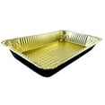 thumbnail image 6 of Handi-Foil Full-Size Deep Premium Black & Gold Aluminum Steam Table Pan w/Lid (pack of 10), 6 of 6