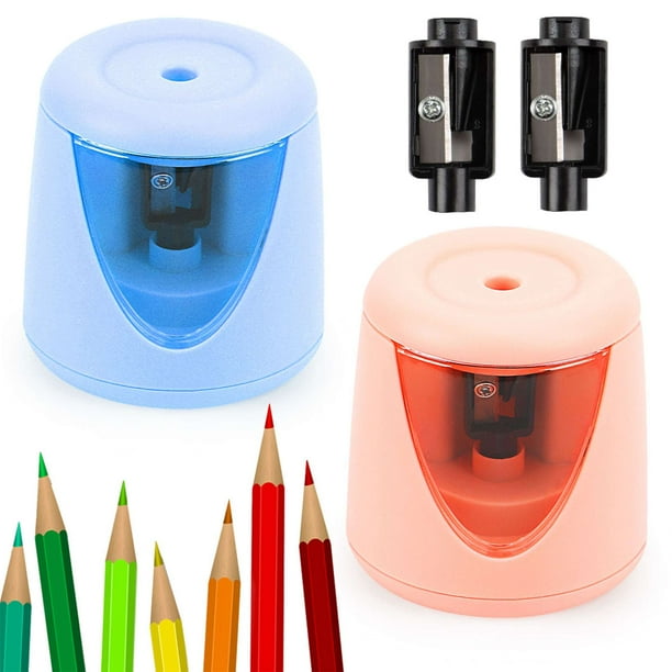 Deago Electric Pencil Sharpener - Battery Powered for Colored Pencils ...