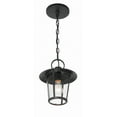 thumbnail image 2 of Crystorama Andover 1 Light Matte Black Outdoor Chandelier - 9"W x 11"H, 2 of 8