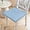 Blue, variant on 1 PCS Square Chair Cushions for Dining Chairs, 40x40cm High Memory Foam Seat Cushions Non-Slip Washable Pad Soft Fluffy Chair Pads with Removable Cover for Home Office School Restaurant