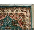 thumbnail image 4 of AHMEDANI Floral Ivory Touch Medallion Rectangle Area Rug Hand Knotted Wool Silk Carpet (5 x 3)', 4 of 7