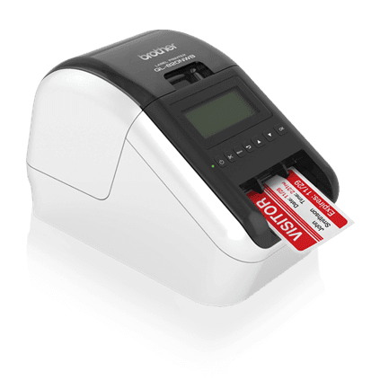 Brother QL-820NWB Direct Thermal Label Printer – Wireless, Bluetooth, USB & Ethernet, High-Speed 110 Labels Per Minute