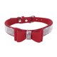 thumbnail image 1 of Collar de perro de cristal con collar de lazo Collar de perro de pedrería perro brillante de oro, 1 of 5