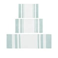 thumbnail image 2 of Madison Park Spa 100 Percent Cotton Reversible Bath Rug in Aqua Blue, 2 of 5