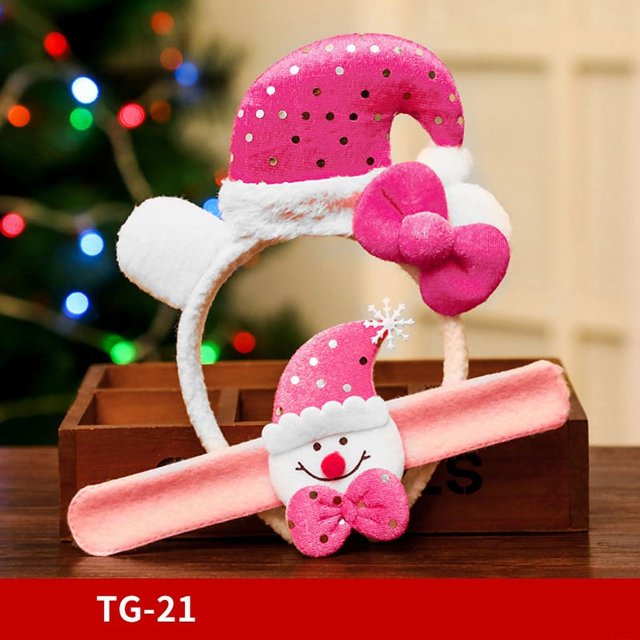 Diademas navideñas para fiestas, suministros de decoración, regalo de Navidad, fotomatón, árbol de Navidad, muñeco de nieve, astas de reno, sombrero de Papá Noel