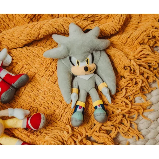 Peluche Sonic The Hedgehog Silver Mini Keychain