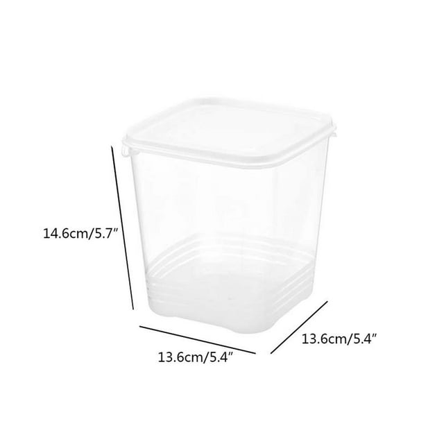Food Storage Containers Set of 5 Kitchen Dry Food Grade Sealed Grain Storage Tanks with Stackable Design