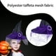 thumbnail image 5 of Sombrero de bruja de Halloween para mujer | Accesorio plegable para disfraz de cosplay | Sombrero puntiagudo de 35 cm de alto | Naranja, negro, rojo y morado | Material: tafetán de poliéster |, 5 of 6