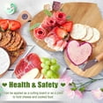 thumbnail image 6 of Fasiaou Heart-Shaped Wooden Cutting Board - Rustic Cheese Serving Board with Handle, Perfect for Bread, Charcuterie, and Kitchen Decor, Durable Acacia Wood, Ideal Gift for Housewarming and Weddings, 6 of 9