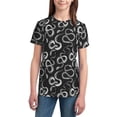 thumbnail image 3 of Wukai Snake Youth Unisex Short Sleeve T-Shirt for Boys, Girls, Teens, and Kids-X-Small, 3 of 7
