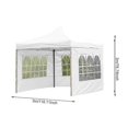 thumbnail image 4 of Tente de Fête Extérieure Pliable Imperméable (Canopée et Cadre Non Inclus), 4 of 4