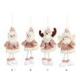 thumbnail image 2 of facefd Christmas Pendant Soft Plush Decorative Doll Hanging Christmas Tree Ornament for Home, Type 1, 2 of 5