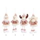 thumbnail image 5 of sweethay Angel Doll Feliz Navidad Decoración para el hogar 2020 Navidad Noel Adornos de Navidad Decoración del árbol de Navidad Regalo de Kits de decoración para fiestas Ángel, 5 of 6