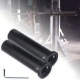 thumbnail image 5 of 6 Pcs Black Barbell Bar Adapter Sleeve Convert 25mm to 50mm Adapter Sleeve Converts 1" to 2" Weight Plate for Gym Parts, 5 of 8