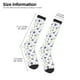 thumbnail image 2 of Fotbe Purple Chicory Calcetas Divertidas Estampadas para Hombre y Mujer, Calcetas de Algodón hasta la Rodilla para Caminar, Correr, Enfermería y Embarazo, 2 of 6