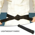 thumbnail image 3 of PTOOTP Training Waist Band Karate Belt Black Polyester Daily Use 1Pcs, 3 of 8