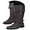 Brown, variant on Men's Mid-Calf Costume Boots, Low Heel Renaissance Style Boots for Halloween, Cosplay & Themed Parties,Brown,US:12