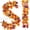 Dark Brown, variant on Minzimin 2Pack, 5.9FT/Pack Fall Garland for Mantle Indoor Outdoor Thanksgiving Christmas Decor