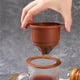 thumbnail image 1 of Filtro de café metálico, filtro portátil de acero inoxidable, manual, sin papel, filtro de goteo reutilizable, fácil de usar, ideal para viajes y oficina, acero inoxidable duradero, ecológico, 1 of 6