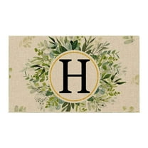 Door Mat Outdoor Summer Door Mat Welcome Mats Outdoor Initial Doormat Outside Mat for Door Sales Today Clearance Entrance Mat for Indoor Outdoor Floor Door Mat Home Bath Room Decoration 16" x 24"