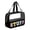 Black, variant on Large Clear Travel Toiletry Bag Preppy Nylon Makeup Cosmetic Pouch with Handle and Zipper for Women Girls Beach Vacation