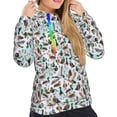 thumbnail image 5 of Yiaed Mallard Ducks Wild Birds1 Print Womens Casual Hoodies Crew Neck Long Sleeve Sweatshirts With Pocket Pullover Tops Women's Hooded Sweatshirt-Medium, 5 of 5
